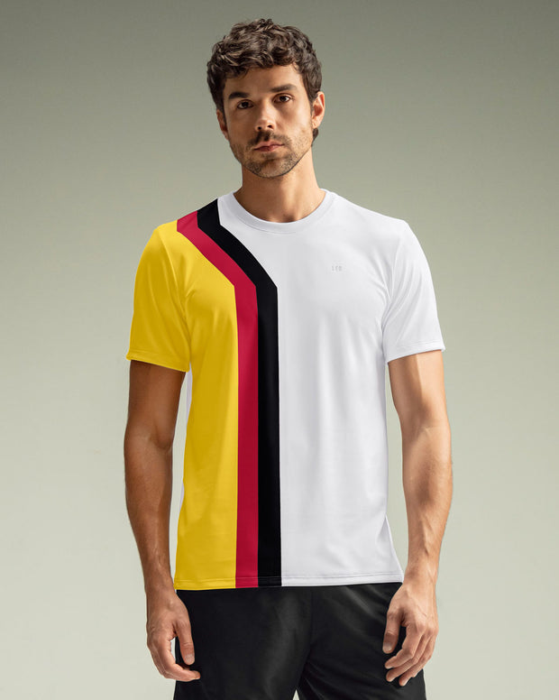 Camiseta deportiva masculina con tecnología de secado rápido