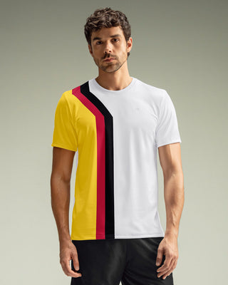 Camiseta deportiva masculina con tecnología de secado rápido#color_a57-blanco-alemania