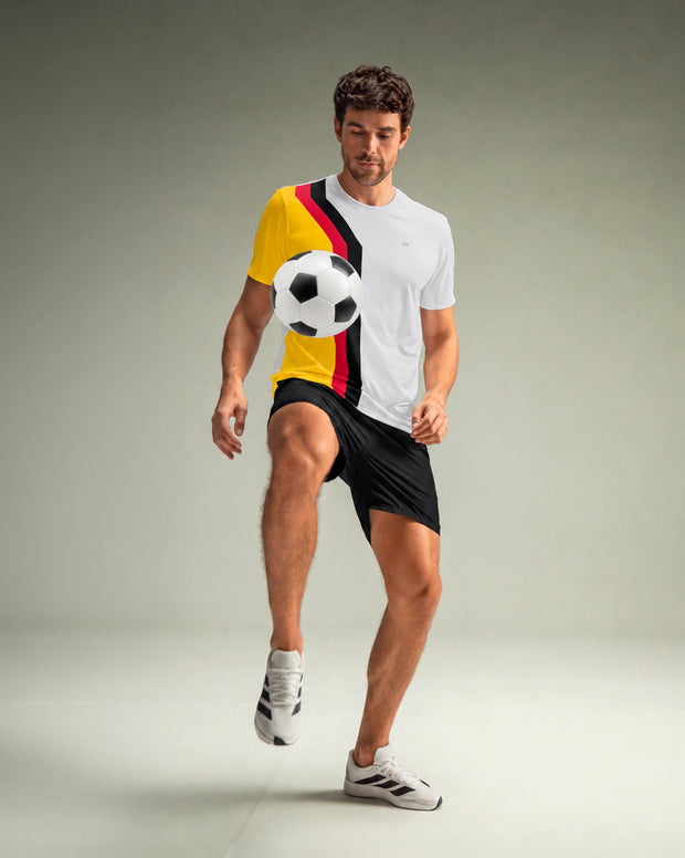 Camiseta deportiva masculina con tecnología de secado rápido