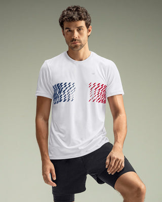 Camiseta deportiva masculina con tecnología de secado rápido#color_a58-blanco-francia