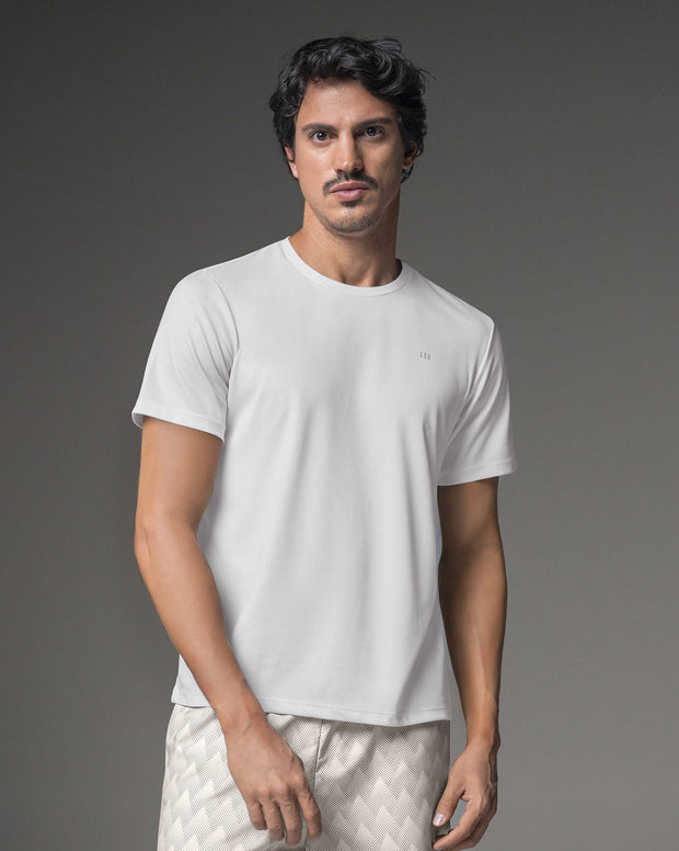 Camiseta deportiva masculina semiajustada de secado rápido
