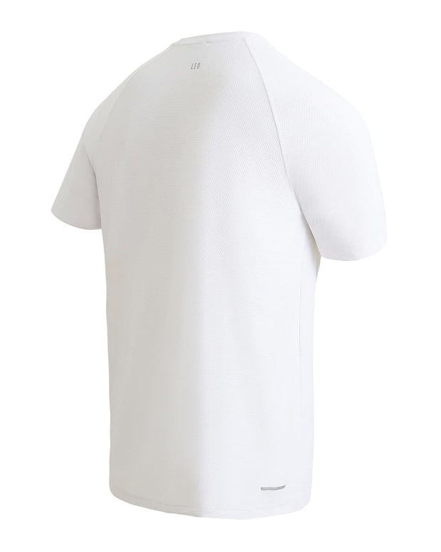 Camiseta deportiva con tela texturizada y transpirable