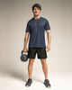 Camiseta deportiva con tela texturizada y transpirable#color_457-azul-grisaceo