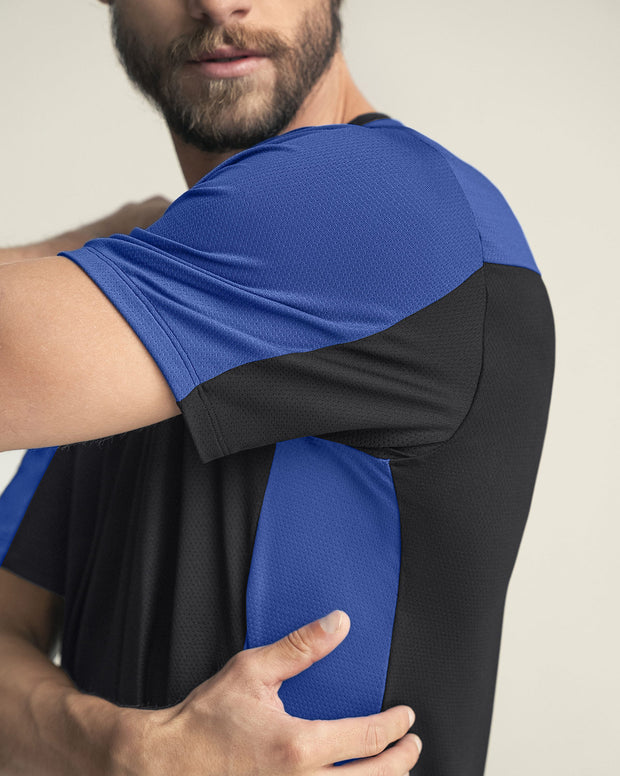Camiseta deportiva masculina manga corta