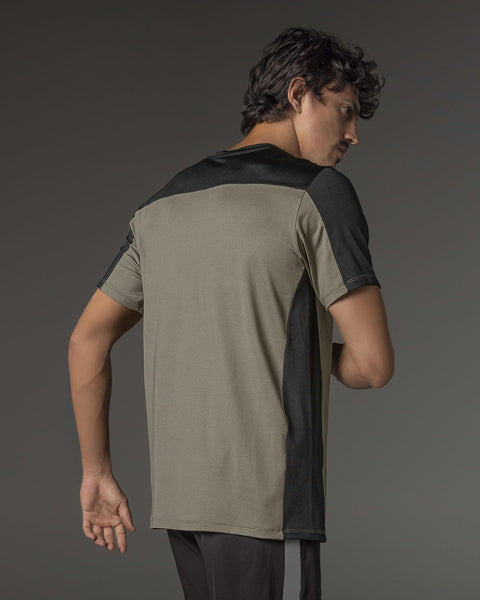 Camiseta deportiva masculina manga corta#color_606-arenas