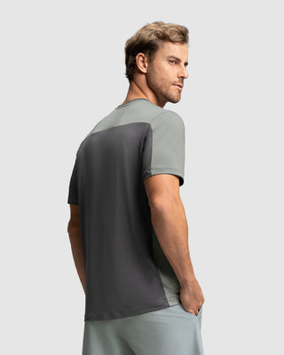 Camiseta deportiva masculina manga corta#color_784-gris-oscuro