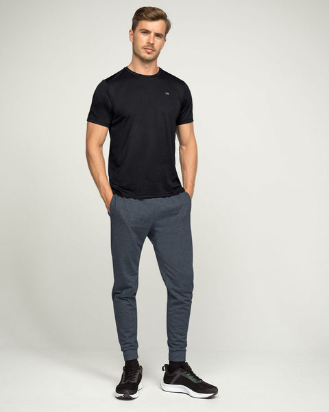 Jogger deportivo estilo sudadera con bolsillos laterales funcionales#color_755-gris-jaspe-oscuro