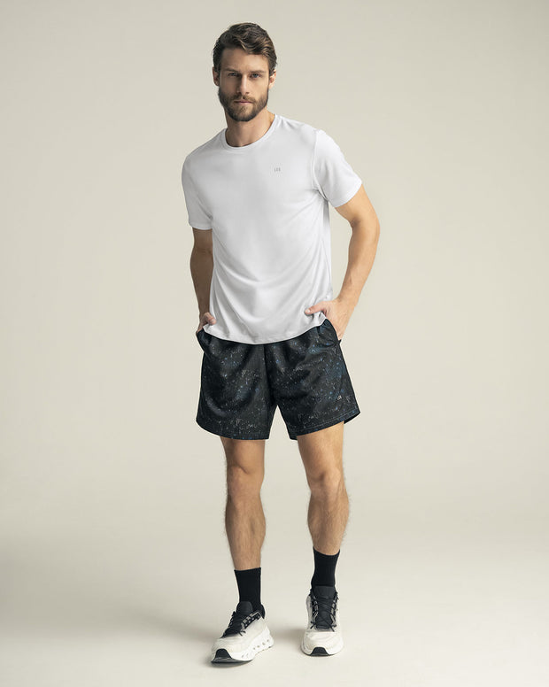 Pantaloneta deportiva con bolsillos funcionales
