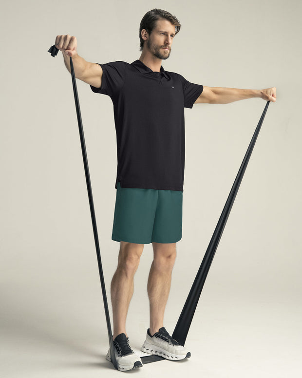 Pantaloneta deportiva con bolsillos funcionales
