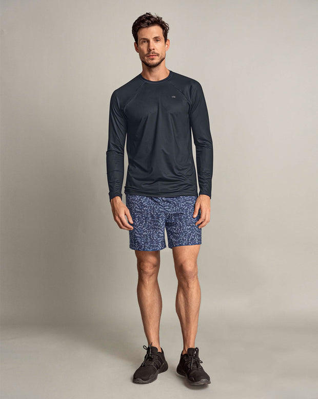 Pantaloneta deportiva con bolsillos funcionales