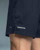 Pantaloneta deportiva con bolsillo trasero y bóxer interno#color_536-azul-oscuro
