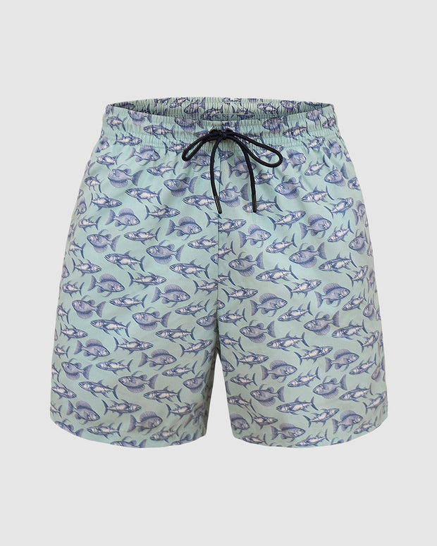 Pantaloneta de baño infantil con pantaloncillo interno en tul
