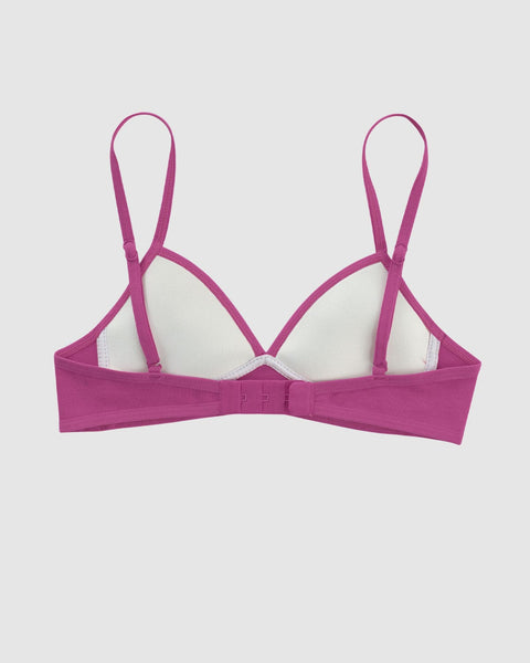 Top básico principiante para niña elaborado en algodón#color_380-fucsia-medio