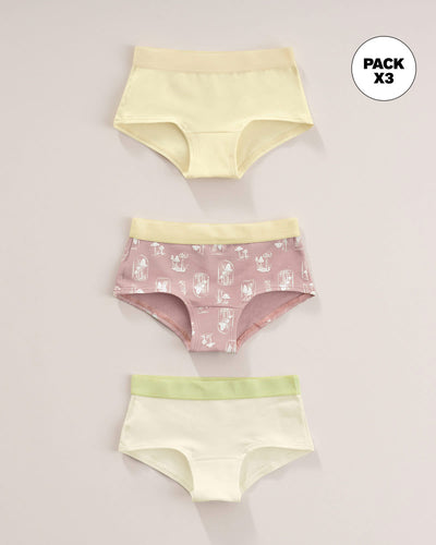 Hipster x3 para niña#color_s48-amarillo-rosado-marfil