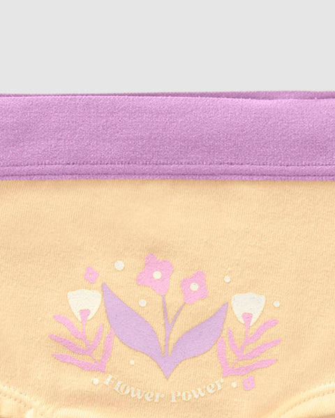 Paquete x 5 panties tipo hipster para niña#color_s02-naranja-marfil-estampado-rosado-fucsia