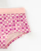 Paquete x 5 panties tipo hipster en algodón suave para niña#color_s26-cuadros-rayas-rosado-azul-blanco