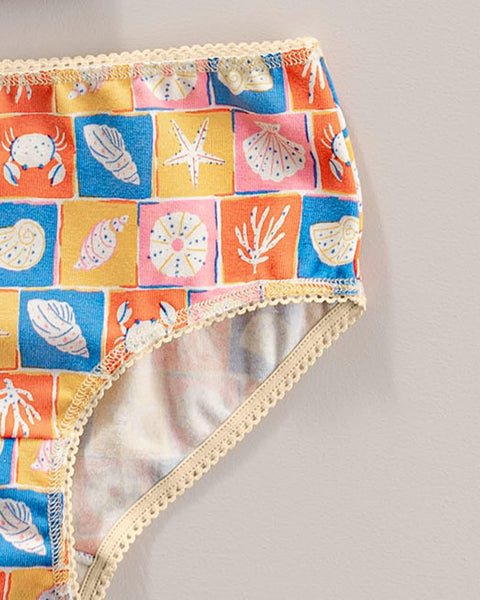 Paquete x3 panty clásico para niña#color_s34-estampado-caracoles