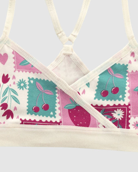 Top principiante con espalda deportiva para niña paquete x 2#color_s03-lila-marfil-corazones