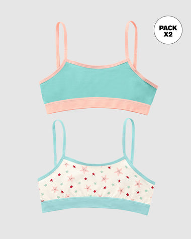 Paquete x 2 Top para niña#color_s05-azul-claro-marfil-estampado