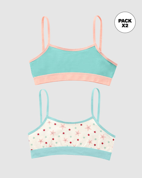 Paquete x 2 Top para niña#color_s05-azul-claro-marfil-estampado