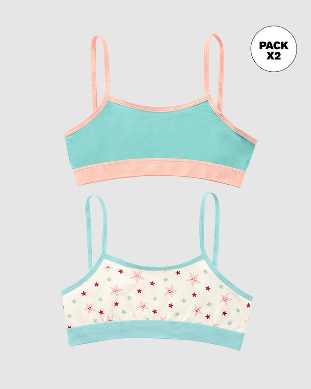 Paquete x 2 Top para niña
