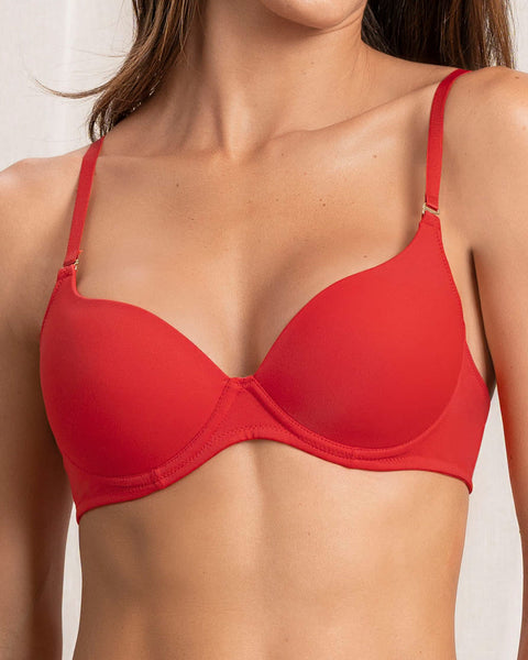 Brasier de realce suave con cargaderas multiusos#color_239-rojo