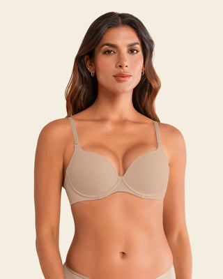 Brasier de realce suave con cargaderas multiusos#color_802-cafe-claro