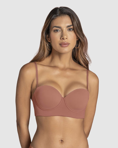 Brasier strapless de realce suave#color_951-palo-de-rosa