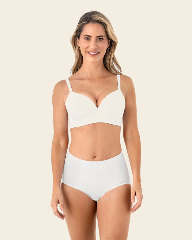 Brasier triangular de realce suave y espalda ancha