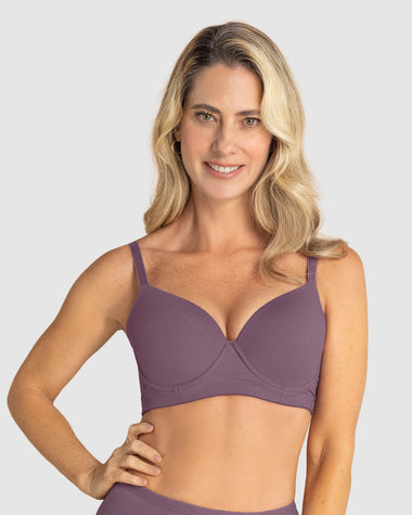Brasier de realce suave y buen cubrimiento en espalda#color_043-lila