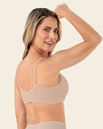 Brasier triangular de realce suave y espalda ancha#color_802-cafe-claro