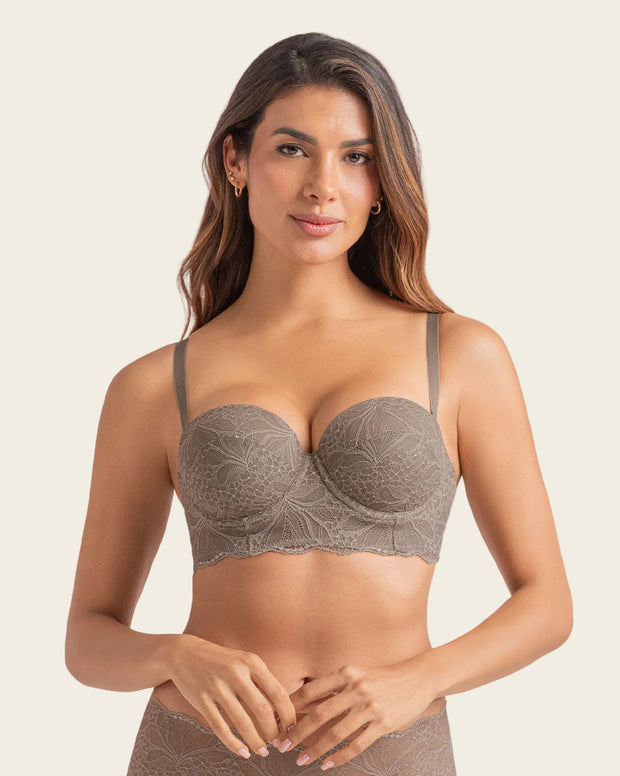 Brasier en encaje con realce incorporado