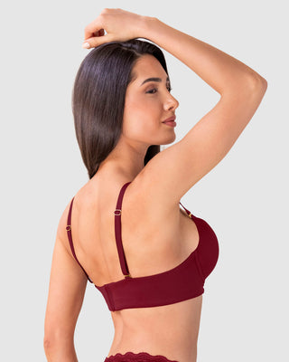 Brasier de realce alto copa lisa#color_174-rojo-oscuro