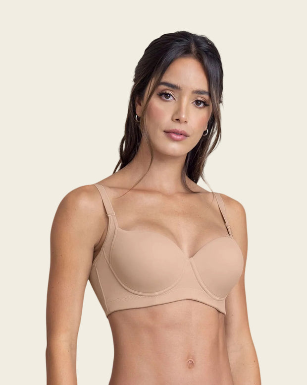 Brasier triangular con cubrimiento de sisa y espalda