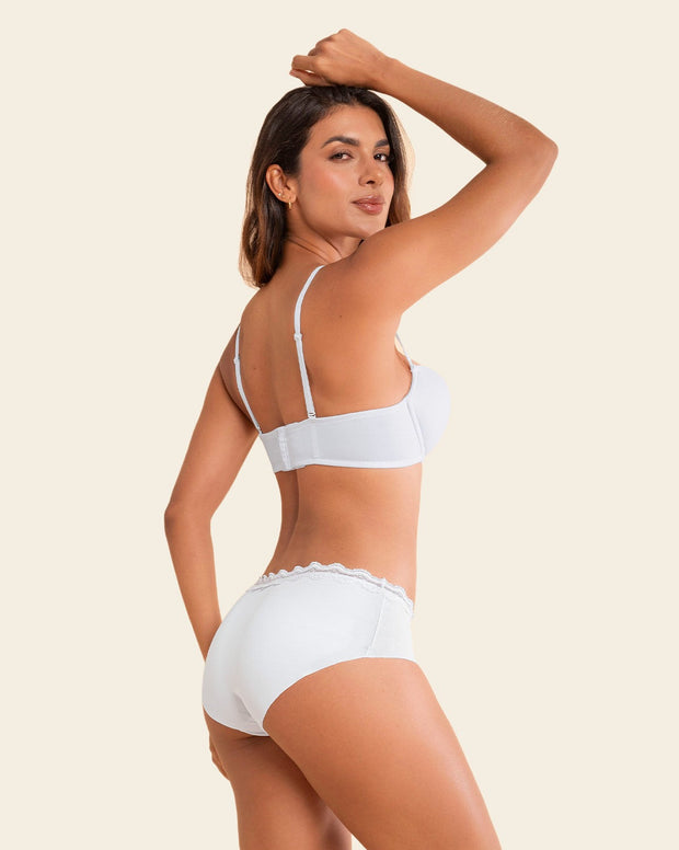 Brasier copa lisa con arcos y realce incorporado