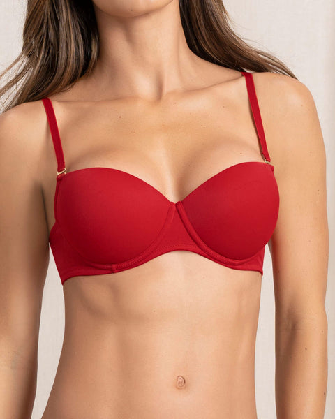 Brasier copa lisa con arcos y realce incorporado#color_239-rojo