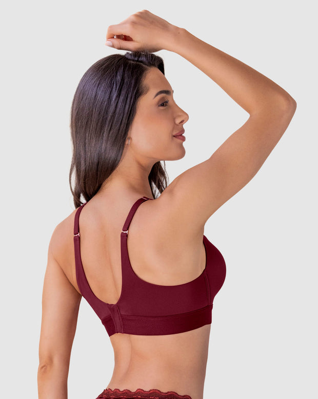 Brasier tipo top ultraliviano con copas internas fijas