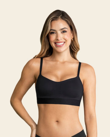 Brasier tipo top ultraliviano con copas internas fijas#color_700-negro