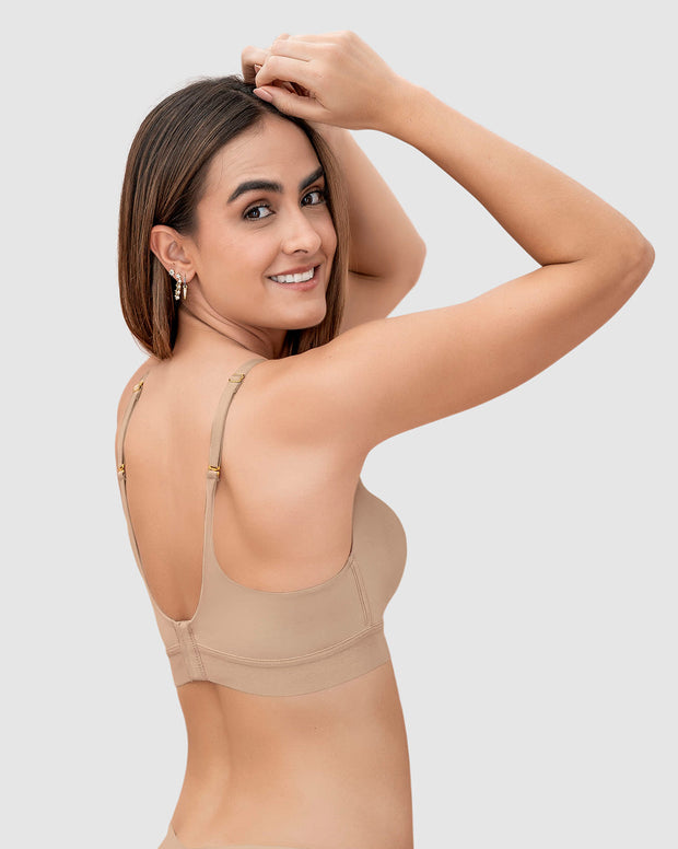 Brasier tipo top ultraliviano con copas internas fijas