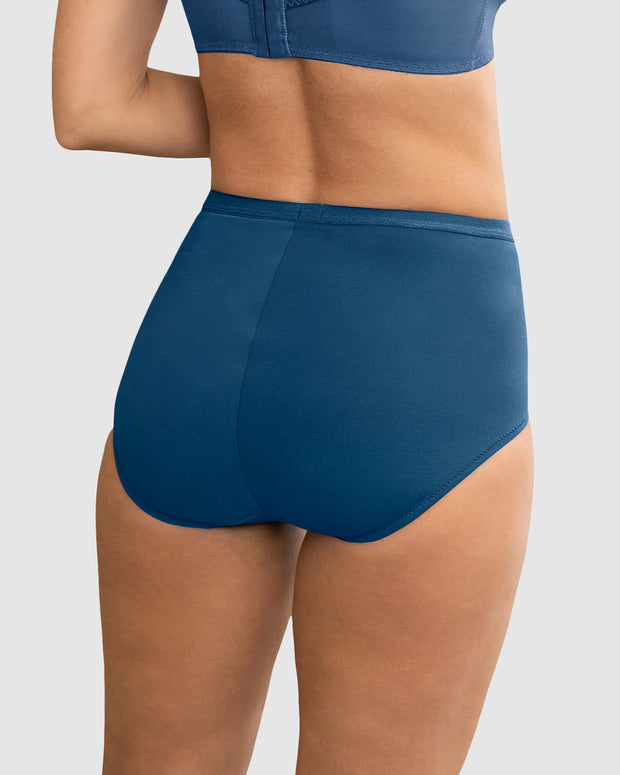Panty clásico de control suave con excelente modelación#color_546-azul