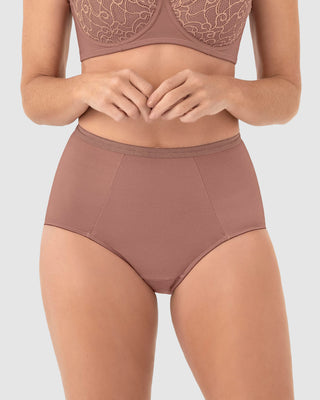 Panty clásico de control suave con excelente modelación#color_a23-cafe
