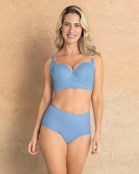 Panty clásico de control suave con excelente modelación#color_b47-azul