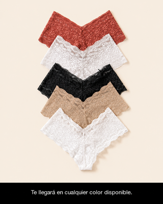 Panty estilo hipster en encaje moderno semidescaderado llega en color disponible#color_980-surtido