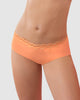 Panty hipster con encaje en cintura tiro medio#color_263-naranja