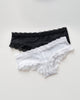 Panty cachetero en tul con toques de encaje suave al tacto#color_000-blanco