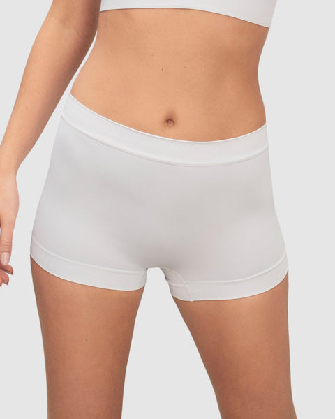 Paquete x 4 bóxers en tecnología seamless de total comodidad#color_000-blanco