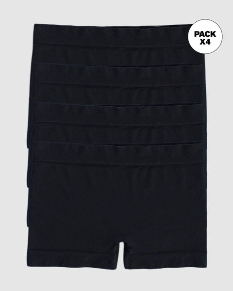 Paquete x 4 bóxers en tecnología seamless de total comodidad#color_700-negro