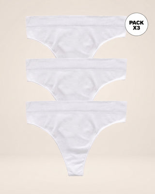 Paquete x3 brasileras tiro alto en tecnología seamless#color_000-blanco
