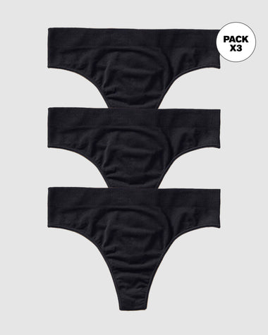 Paquete x3 brasileras tiro alto en tecnología seamless#color_700-negro
