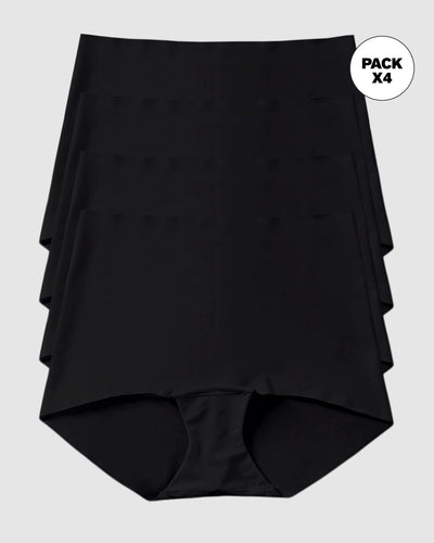 Paquete x 4 bóxers efecto invisible, tiro alto#color_700-negro